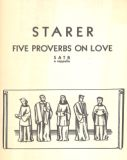 Five Proverbs on Love for SATB a cappella